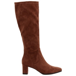 Bottes femme Caprice 25517-29 Dk cognac strech brun