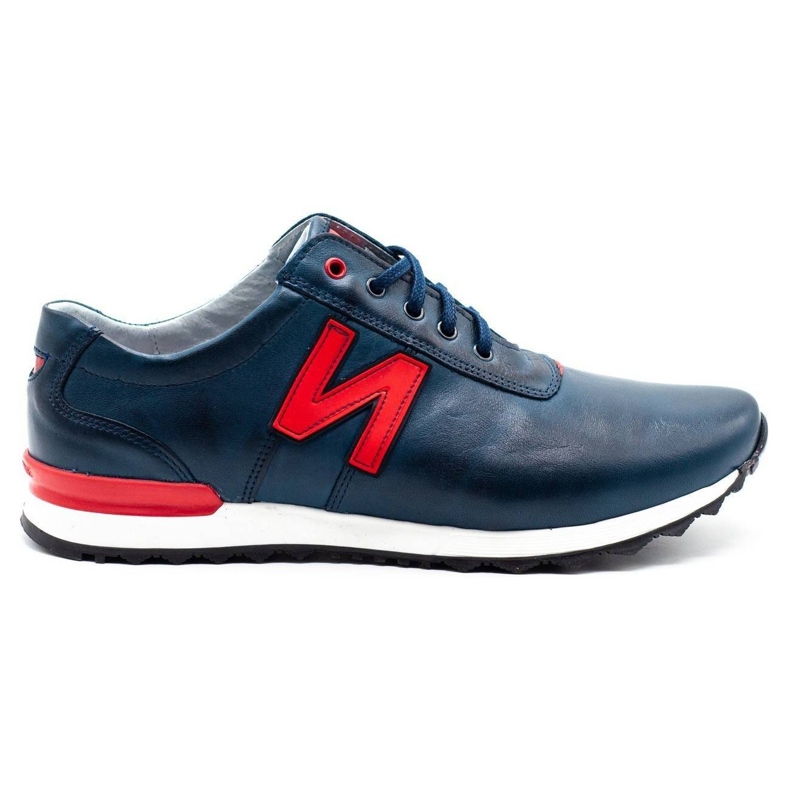 Joker Chaussures casual homme 301J bleu marine rouge