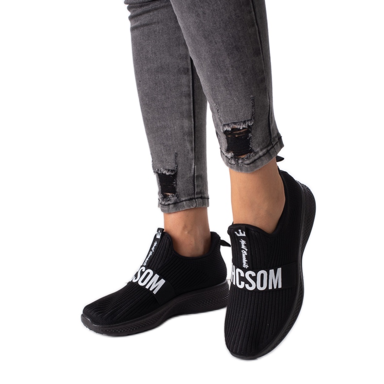 Baskets en textile femme Shelovet noires le noir Baskets en textile femme Shelovet noires le noir