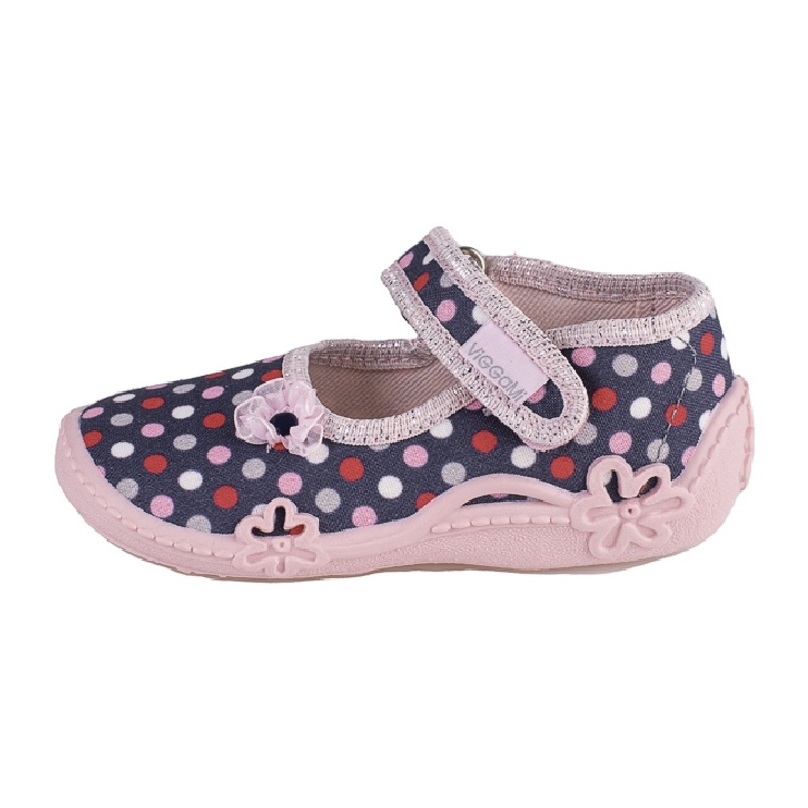 Chaussons fille Viggami Monika pois multicolore Chaussons fille Viggami Monika pois multicolore