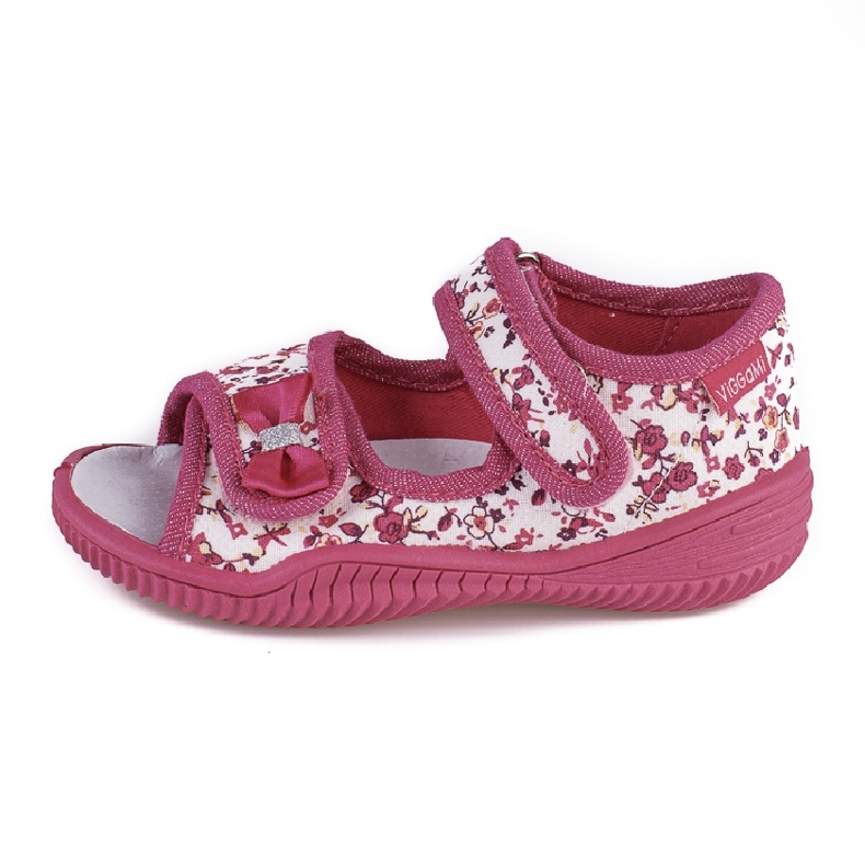 Chaussons fille Viggami Hania fleurs rose Chaussons fille Viggami Hania fleurs rose