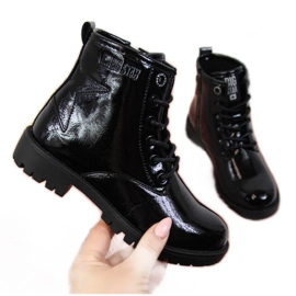 Bottines bovver noires fille Big Star II374045