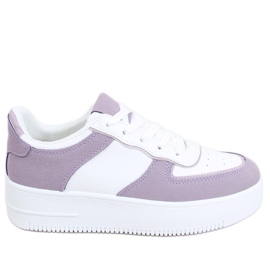 Chaussures de sport femme Zetto Violet blanche