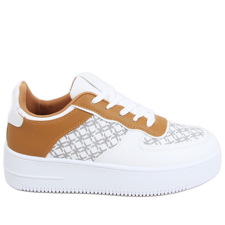 Chaussures de sport femme Glovi Blanc blanche multicolore Chaussures de sport femme Glovi Blanc blanche multicolore