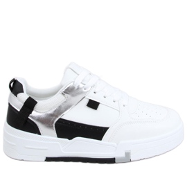 Baskets noires Cruz blanche le noir argent