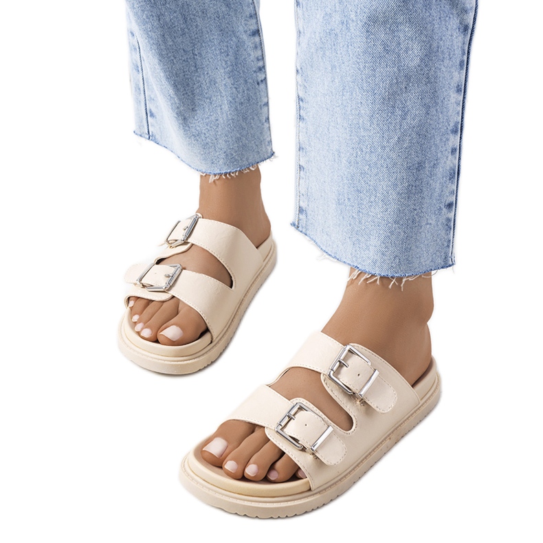 Chaussons beiges femme Grayson Chaussons beiges femme Grayson