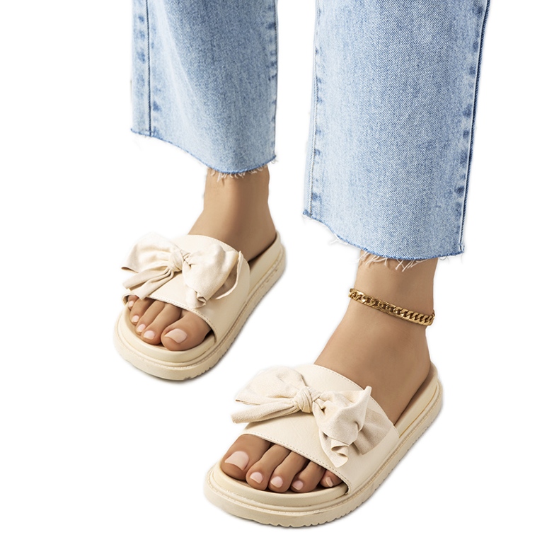 Chaussons Embley beiges pour femme
