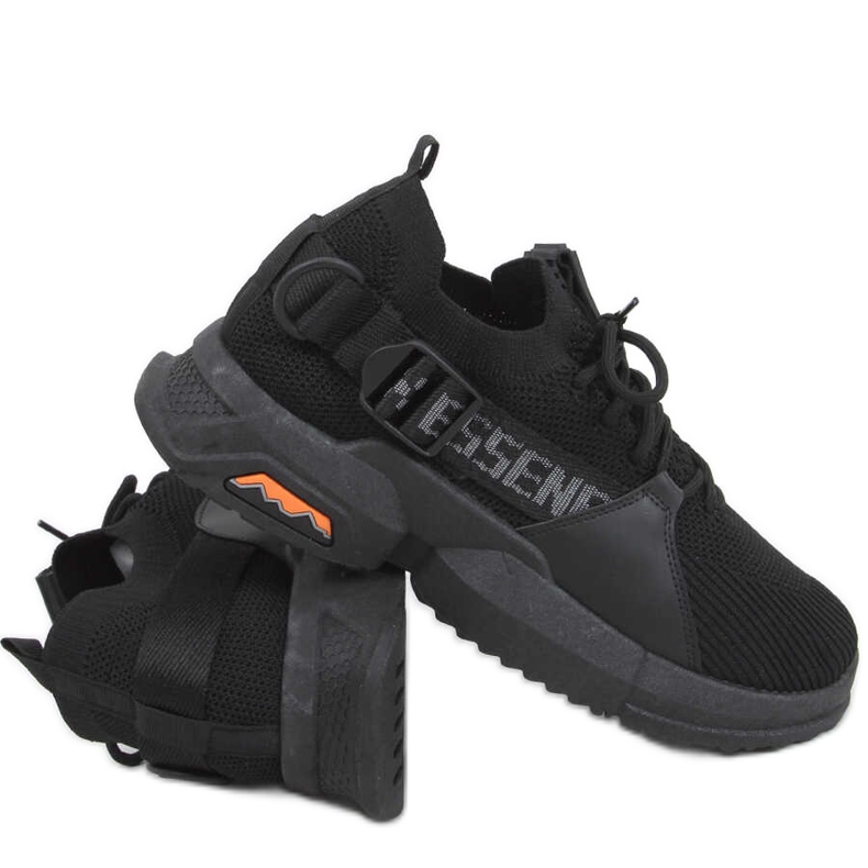 Chaussettes Hiral noires chaussures de sport le noir