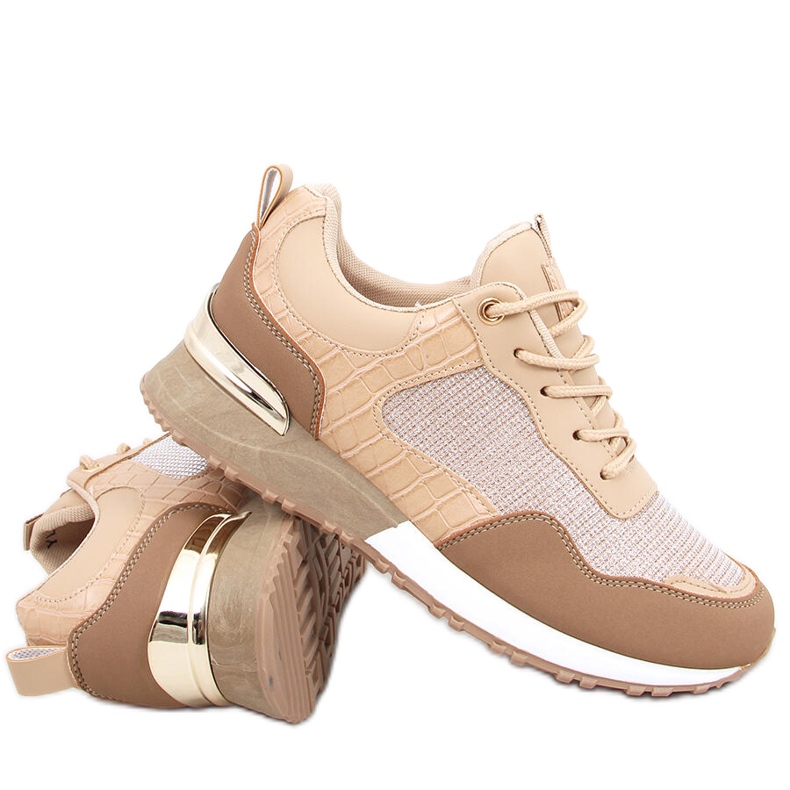 Chaussures de sport femme Teona Kaki beige Chaussures de sport femme Teona Kaki beige