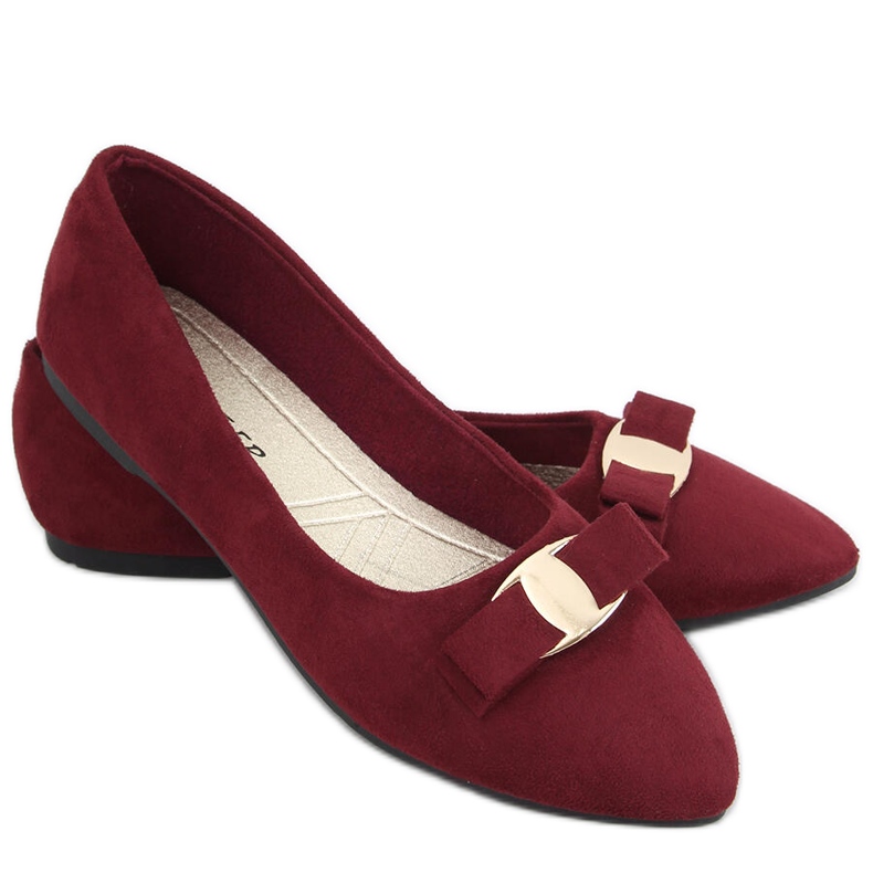 Ballerines femme Janya Vin Rouge multicolore