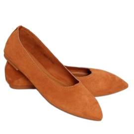 Ballerines femme camel NK19P Camel brun