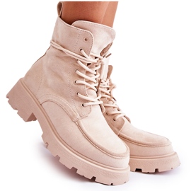 Bottines Femme en Daim Beige Vanita Bottines Femme en Daim Beige Vanita