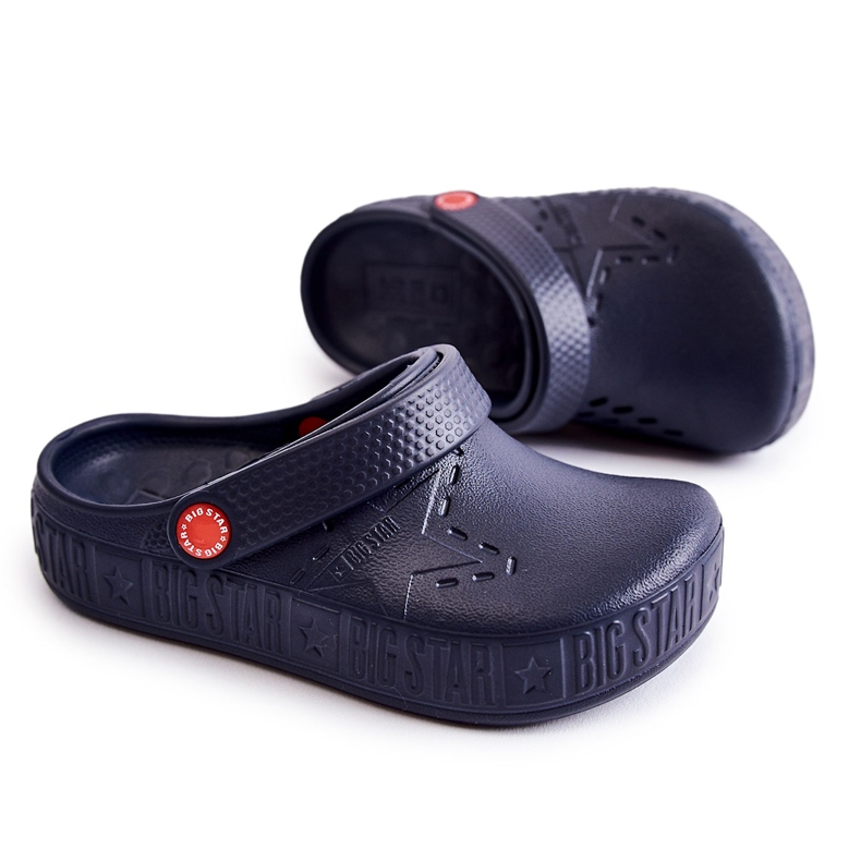 Chaussons Légers Enfant Kroks Big Star II375002 Bleu marine