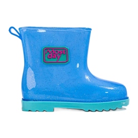 Bottines Wellington bleues pour garçon