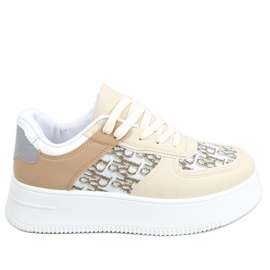 Chaussures de sport femme Hiver Beige