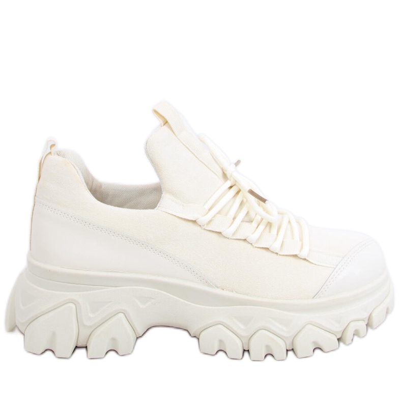 Chaussures de sport à semelle haute Huggy Beige