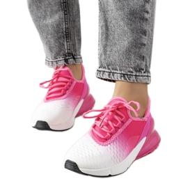 Baskets de sport Glaner roses blanche