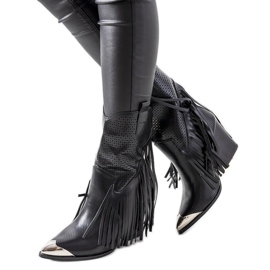 Les santiags noires de Wando