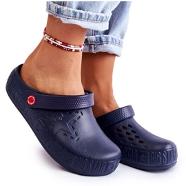 Chaussons Légers Femme Kroks Big Star II275002 Bleu Marine Chaussons Légers Femme Kroks Big Star II275002 Bleu Marine