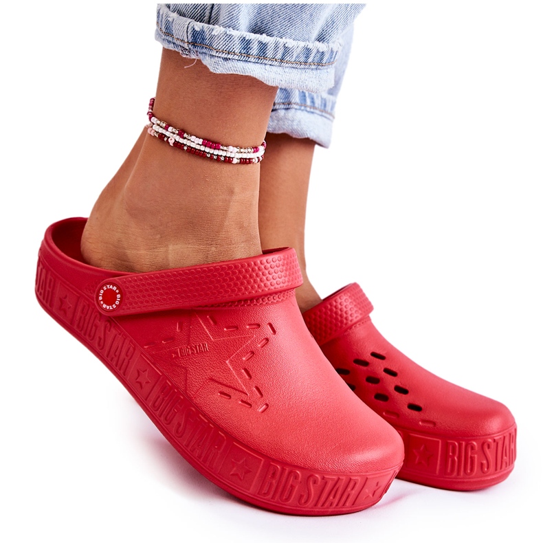 Chaussons Légers Femme Kroks Big Star II275004 Rouge Chaussons Légers Femme Kroks Big Star II275004 Rouge