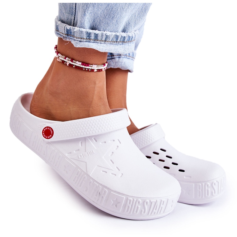 Chaussons Légers Femme Kroks Big Star II275003 Blanc blanche