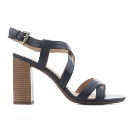 Sandales classiques noires Geox D Audalies HSA D824WA 000TU C4002