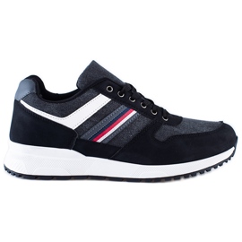 Chaussures de sport confortables Shelovet noires pour hommes