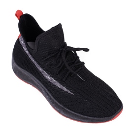 SHELOVET Chaussures de sport noires pour hommes