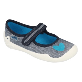 Befado chaussures pour enfants 114X474 bleu gris