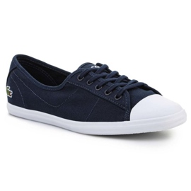 Lacoste Ziane Bl 2 Spw Nvy Canvas W 7-32SPW0141003 bleu marine
