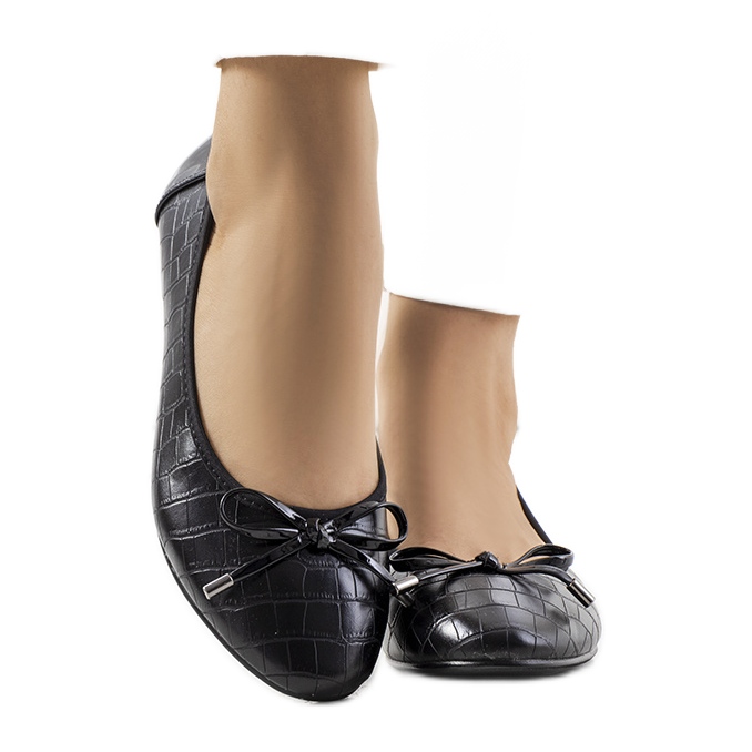 Ballerines noires pour femmes d'Elzina le noir Ballerines noires pour femmes d'Elzina le noir