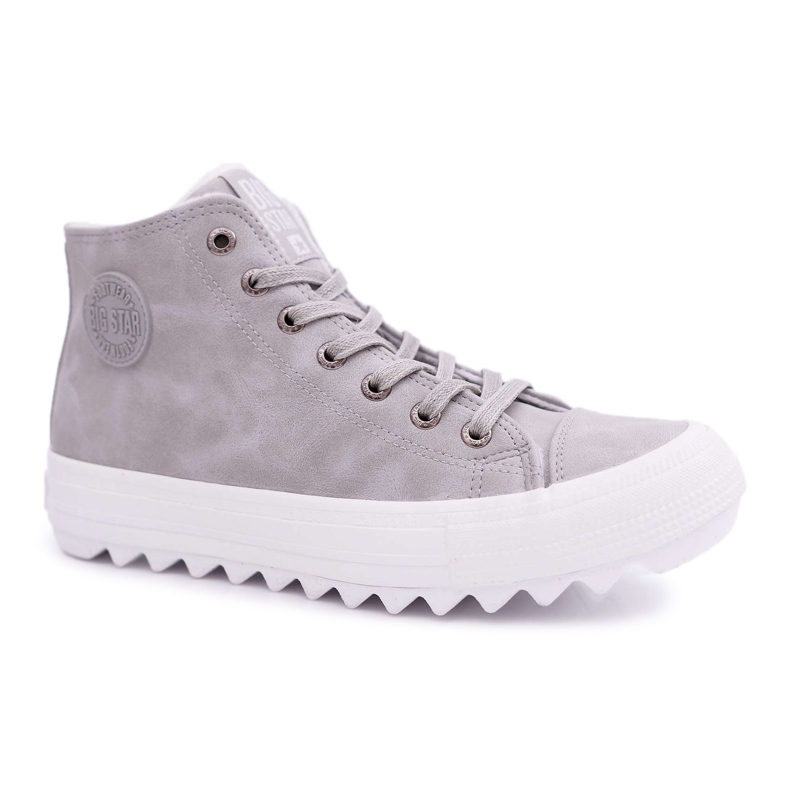 Baskets Femme Big Star High Gris Chaud EE274114