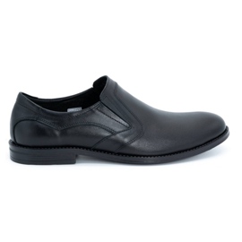 Olivier Chaussures élégantes en cuir pour hommes 283LU noir