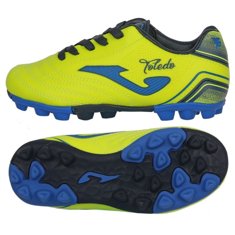 Joma Toledo 2209 HG Jr TOJW2209HG chaussures de football jaune jaunes