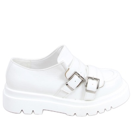 Mocassins femme Atena Blanc