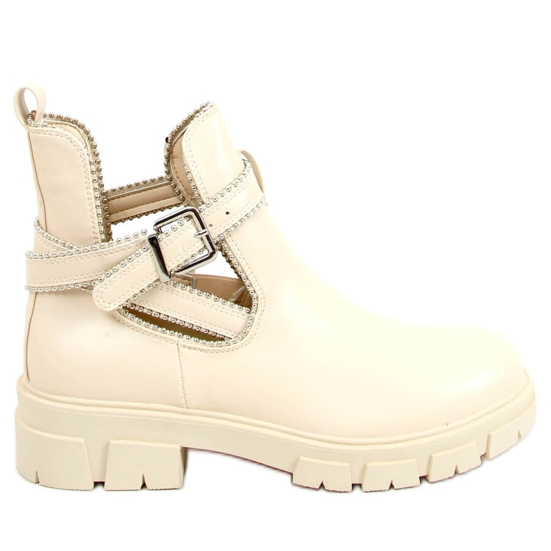 Bottines ajourées Korina Beige