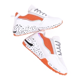 Chaussures de sport femme Milano Orange blanche multicolore