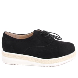 Mocassins, espadrilles femme Apia Noir