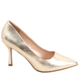 Escarpins grain femme Aurora Gold doré