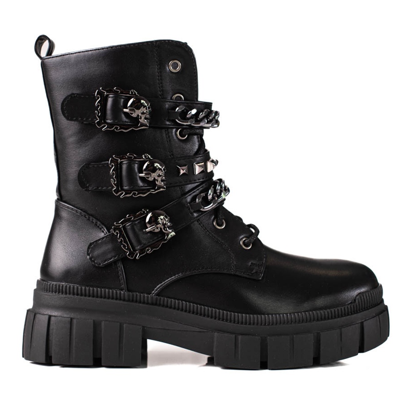 Bottes rock femme Shelovet noir le noir Bottes rock femme Shelovet noir le noir