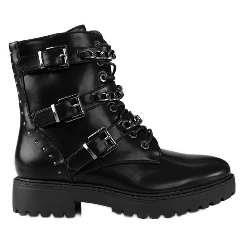 Sacs femme Shelovet noirs avec chaînes le noir