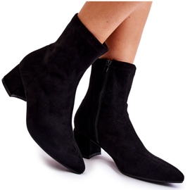 WD1 Bottes Hautes Femme Daim Noir Gloriss le noir
