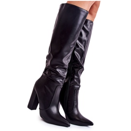 WD1 Bottes noires classiques On A Bar Mayra le noir