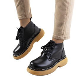 Bottes noires de Redelek le noir