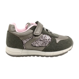 American Club ES40 Chaussures de sport pour enfants gris-silver gris