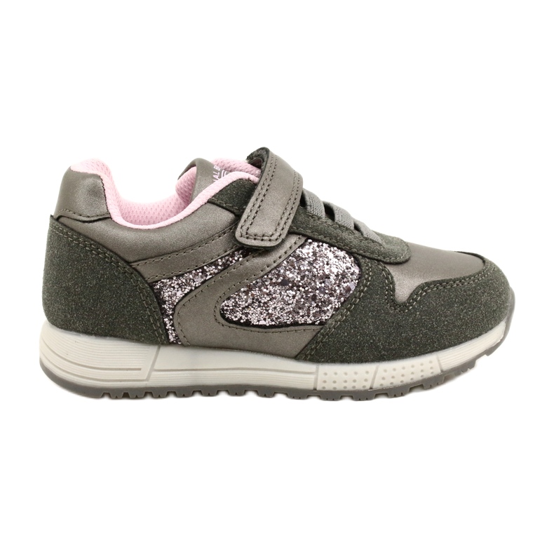 American Club ES40 Chaussures de sport pour enfants gris-silver gris