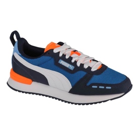 Puma R78 PS Jr 373616-25 blanc bleu marine bleu orange