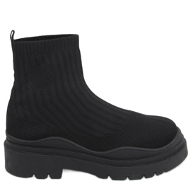 Chaussures socquettes Silva NOIR + NOIR le noir