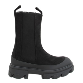 Bottines Chelsea hautes Telma Noir