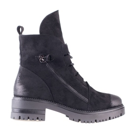 Sacs en daim noir par W. Potocki le noir Sacs en daim noir par W. Potocki le noir